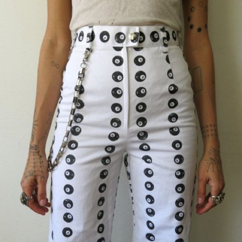 Tati Compton X Rusty Cuts 8 Ball Pants Size XS